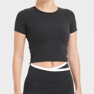 Wild Fable Black Crop Top